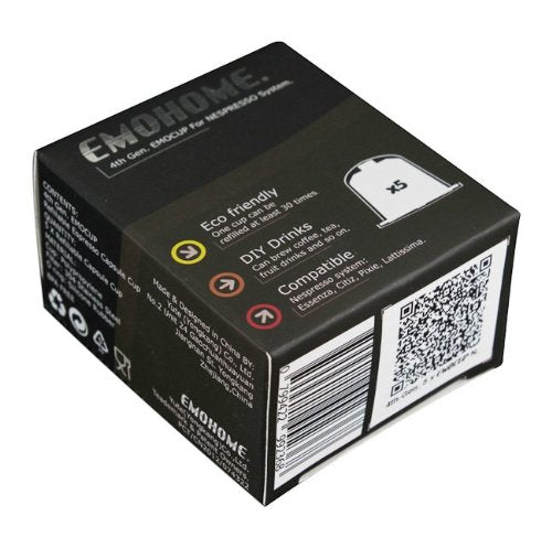 Nespresso Refillable Capsules x5 EMOHOME