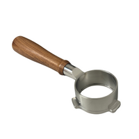 Breville Stainless Bottomless Portafilter - Almond Handle