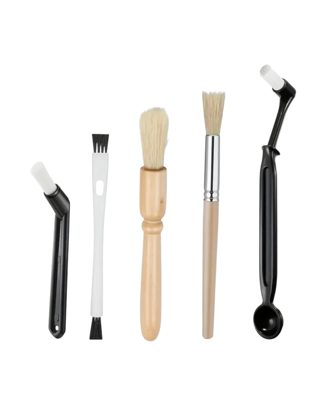 Espresso and Grinder Coffee Brush Set