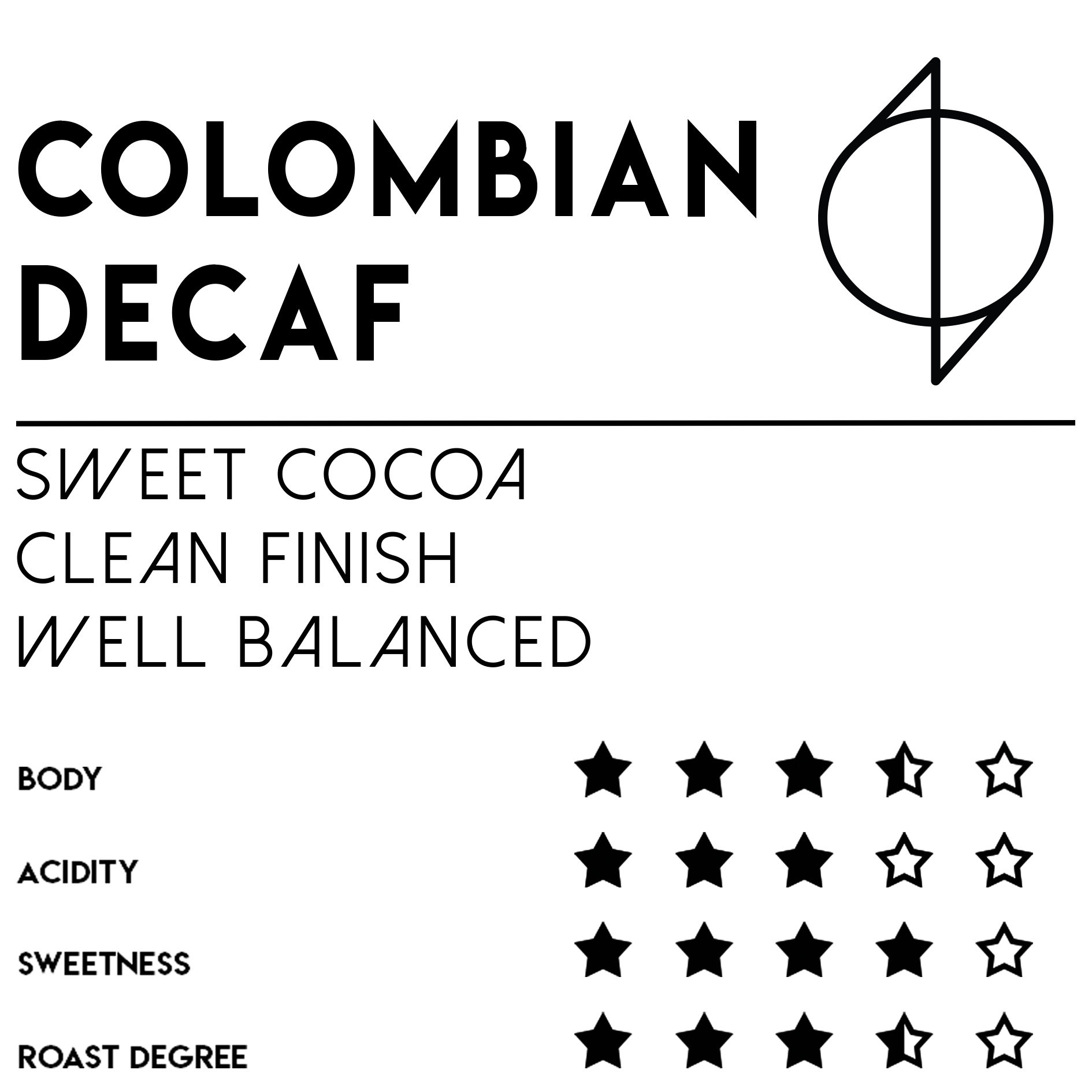 Colombian Decaf - Meebz Coffee Roasters