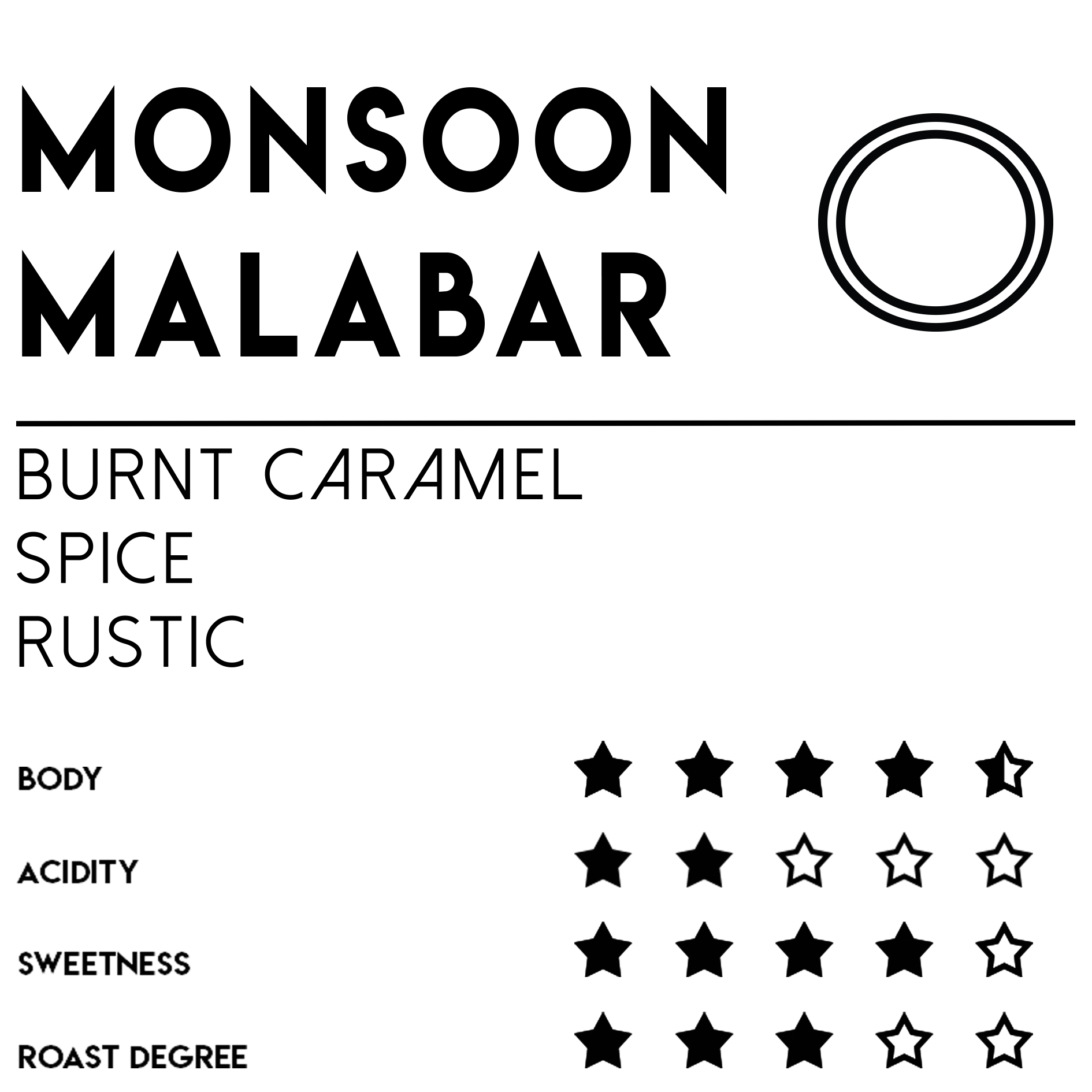 Monsoon Malabar - Meebz Coffee Roasters